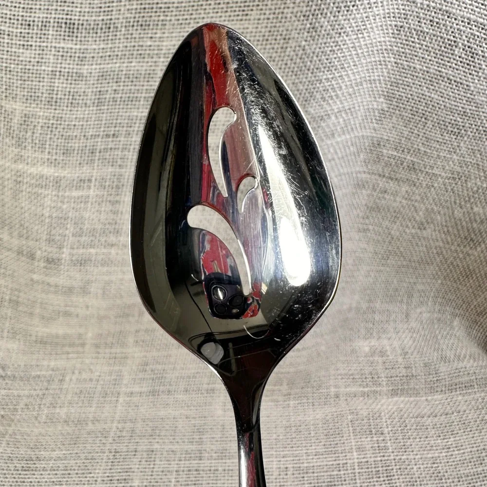 Ebbtide‎ Slotted Serving Spoon Solid Stainless Steel USA Replacement 8.5 Inch